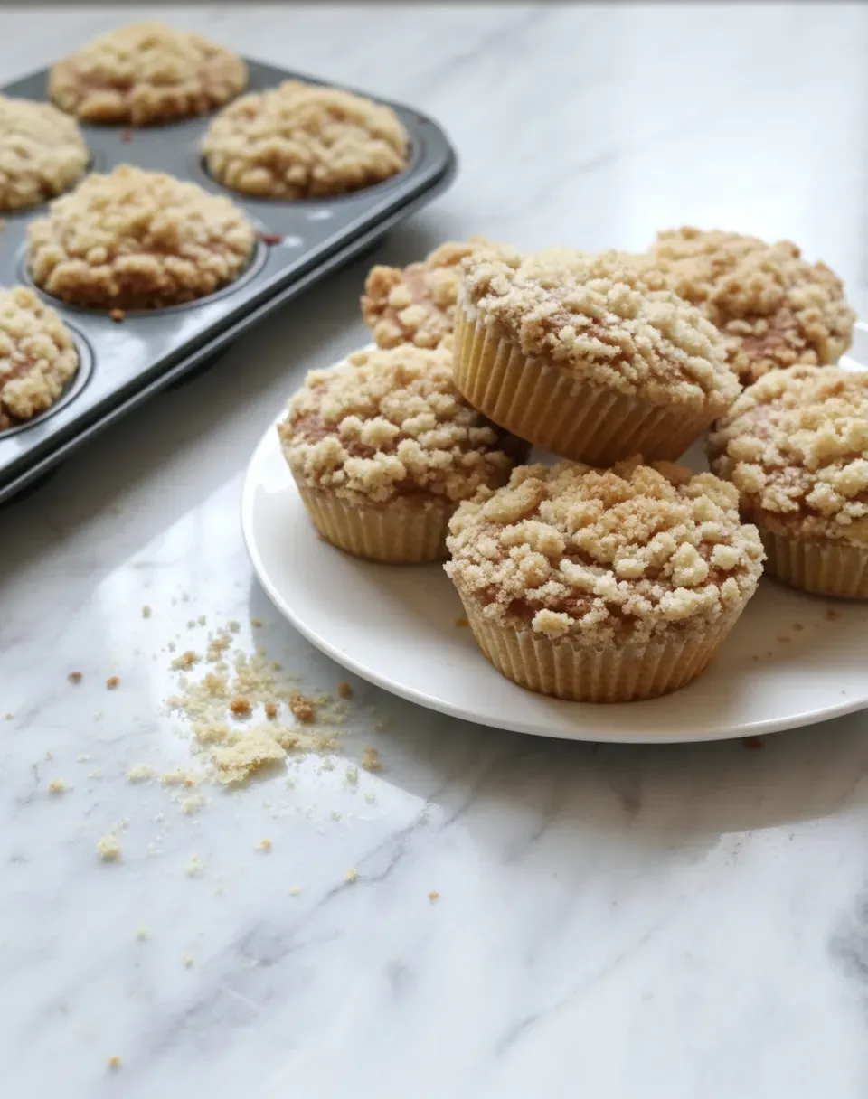 Banana crumb muffins from TWICE Baked Goods