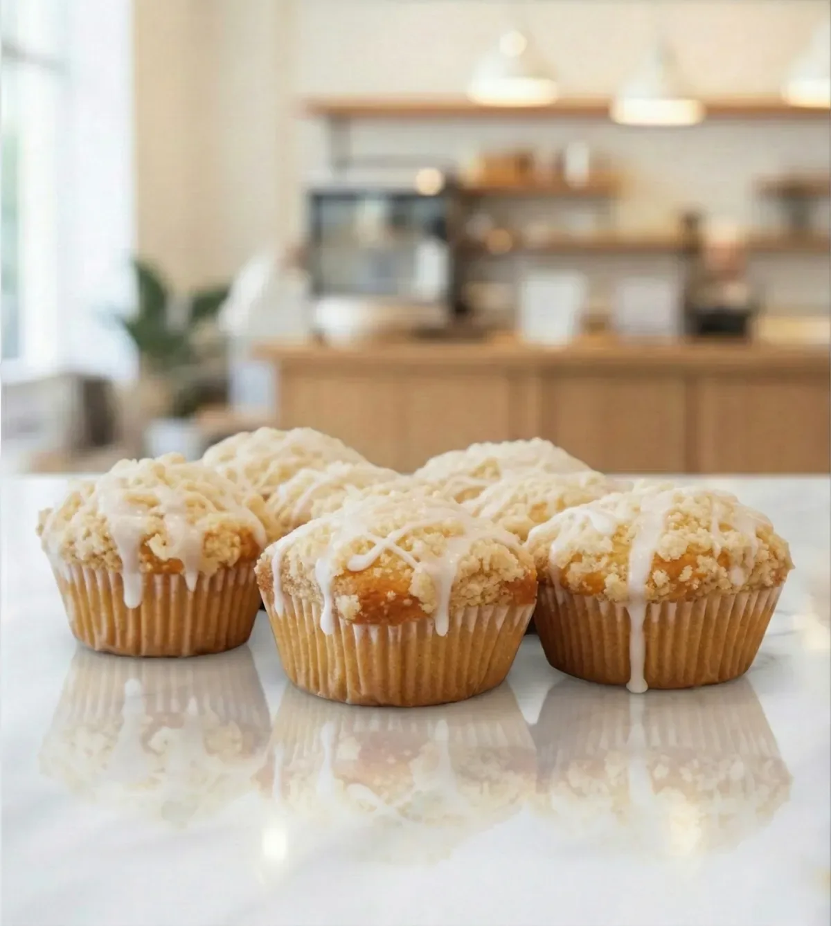 Lemon crumb muffins from TWICE Baked Goods